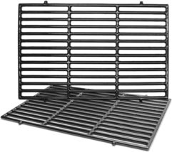 Cast Iron Cooking Grates 17.5&quot; For Weber Spirit 300 310 320 700 Genesis Silver - £60.68 GBP