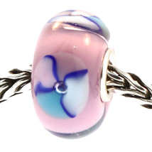 Authentic Trollbeads Glass 61197 Pink Bead RETIRED - £11.96 GBP