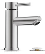 Phiestina Bathroom Faucet 1 Hole, Brushed Nickel Single Hole Single Hand... - $39.93