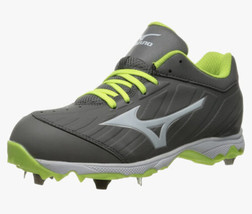 Mizuno Women&#39;s 9-Spike Advanced Sweep 3 Softball Shoe, Grey/White, sz 6 - £31.78 GBP