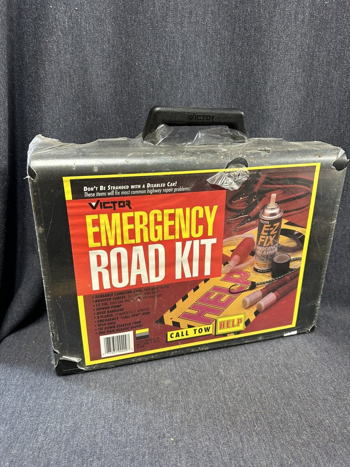 Victor Emergency Road Kit New Old Stock - $20.57