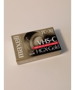 Maxwell VHS-C HGX-Gold TC-30  PREMIUM HIGH GRADE TAPE SEALED PACKAGE - £5.52 GBP