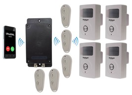 Covert Battery Powered 3G GSM UltraDIAL Alarm supplied with 4 x PIR with Sirens - £233.57 GBP