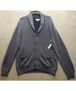 Goodthreads Cardigan Sweater Mens Large Blue Long Sleeve Shawl Neck Butt... - €24,99 EUR