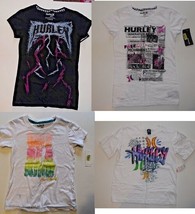 Hurley Girls T-Shirts 4 Shirts to Choose From Sizes S 8-10 and XLarge 14... - £10.86 GBP