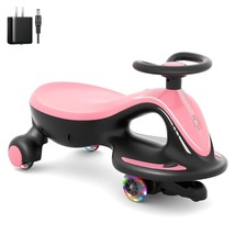 Electric Wiggle Car Ride On Toy, 2 In 1 Wiggle Car Rechargeable Battery With Ant - £136.80 GBP