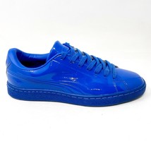 Puma Basket Classic Patent Emboss Royal Blue Mens Sneakers 362035 03 - £54.81 GBP