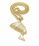 [Icemond] Large Queen Nefertiti Pendant Necklace - £14.89 GBP