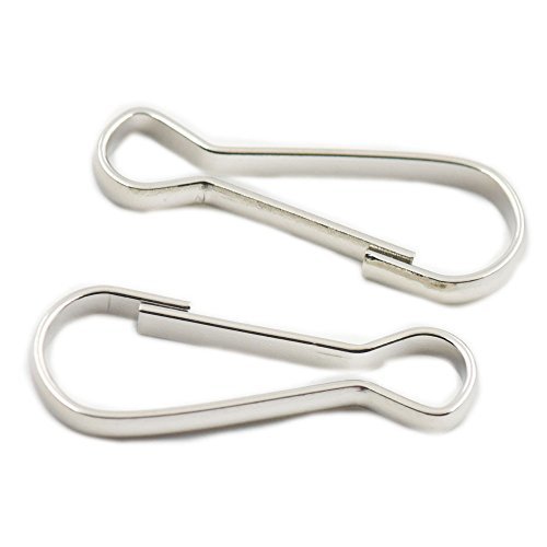 100 Pcs 1 1/8&quot; 28mm Spring Hooks Metal Purse Snap Clip Lanyard Package Z... - $6.13