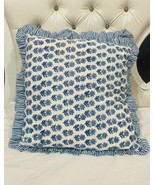 Pack of 2 Throw Pillow Covers 100% Cotton Pre Washed Ruffle Decorative Pillowcas - $51.93