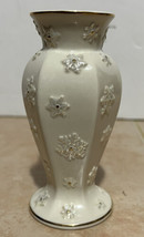 Lenox Fine China Winter Splendor 5&quot; Bud Vase Snowflakes 24K Retired - £15.12 GBP