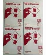 Discovery Toys Think It Through Tile Set Books 1 2 3 4 Lot Phonics Fun 5... - $10.88