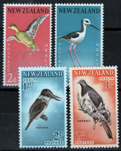 ZAYIX New Zealand B57-B60 MNH Birds Gray Teal Kingfisher 090722S61 - $2.40