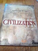 Sid Meier&#39;s Civilization III 3 Instruction Manual FIRAXIS - £4.67 GBP