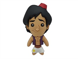 Disney Aladdin 3D PVC Soft Touch Monogram Magnet Collectible Licensed New - £6.78 GBP