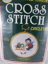 Vintage Designs for the Needle Counted Cross Stitch circlets Sled and Bo... - $19.79