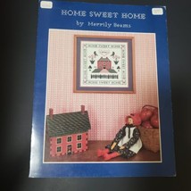 Home Sweet Home Sampler by Merrily Beams Cross Stitch Pattern The Sewing... - £5.93 GBP