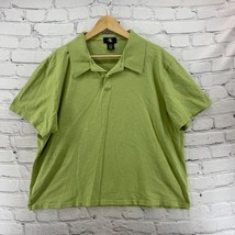 Calvin Klein Polo Shirt Mens Golf Green Sz XXL 100% Cotton  - £11.79 GBP