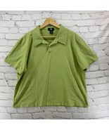 Calvin Klein Polo Shirt Mens Golf Green Sz XXL 100% Cotton  - £11.81 GBP
