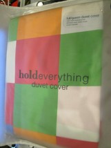 Hold Everything Color Block Duvet Cover Full / Queen Brand New - £47.94 GBP