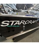 Starcraft Boat Yacht Decals 2PC Set Vinyl Italic Quality New OEM Vintage... - $14.60