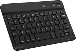 Ultra-Slim Bluetooth Keyboard Portable Mini Wireless Keyboard Rechargeable - £24.78 GBP