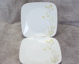 Corelle Kobe Luncheon Plates Square 9&quot; Lot of 3 - $22.53