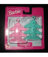 Vintage 90s BARBIE Doll Toy HANGERS Clip-On Hangers Unopened Package - £15.43 GBP