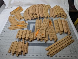 Geotrax Brown Road Track Curved Straight Split Lot Tracks - $35.95