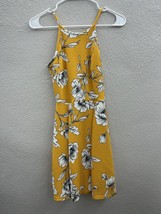 Womens Soprano Yellow Floral Sleeveless Sundress Size XS - £7.52 GBP