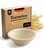 ABIOTO 9” Round Wood Pulp Bread Proofing Basket, Made in Germany  - $647.14 MXN