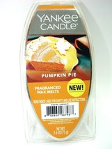 NEW American Home Yankee Candle Fragranced Wax Melts Pumpkin Pie  2.6 oz - £11.82 GBP