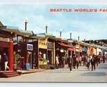 Worlds Fata Boulevards Of The World Seattle Washington Wa Unp Cromo Cart... - $5.08