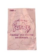 1999 Furby Furbish English Dictionary Booklet Tiger Electronics Hasbro V... - $11.70