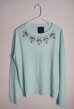 U.S. Polo Assn. Lightweight Baby Blue Long Sleeve Pullover Sweater Women... - $316.52 MXN