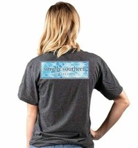 Simply Southern NWT Soft Heather Gray and Blue Tie Dye  Adult Sizes Med,... - £13.36 GBP