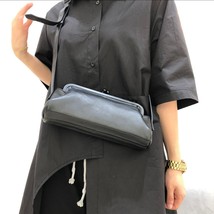 Female Cow Leather Clip Purse Bag Lady Fashion High Quality Leather  Designer Fr - £76.68 GBP