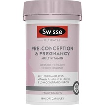 Swisse Ultinatal Pre Conception &amp; Pregnancy 180 Capsules - £34.39 GBP