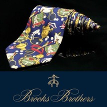 Brooks Brothers Makers USA Sports Trophy Tennis World Tour Tie - £16.05 GBP