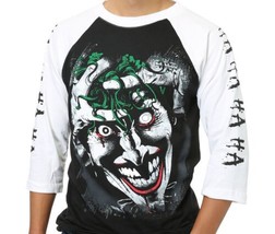 Batman The Joker The Killing Joke Raglan Sleeved T-Shirt NEW UNWORN - £12.05 GBP