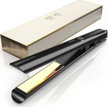 2 in 1 Titanium Hair Straightener and Curler | 100% Pure Ti-Thermal (Black) - $23.21