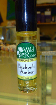 Wild Rose Patchouli Amber Roll On Perfume Oil 1/3 Oz. Fragrance Unisex - £6.41 GBP