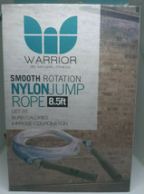 Warrior Nylon Jump Rope, 8.5 ft, Smooth Rotation, Get Fit, Burn Calories NIB - £10.24 GBP