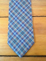 Vintage American Eagle Outfitters 100% Cotton Madras Plaid Neck Tie USA ... - £13.23 GBP
