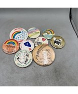 LOT OF (8) Eight DIFFERENT  Rainbow Pins Rare 1970-80 - $29.69