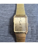 Lotus Watch Womens Gold Tone Tank Square Y130-5010  - $21.14