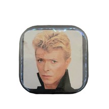 *VINTAGE* 1983 DAVID BOWIE Square Pin / Pinback Button Stenton S.A. *RARE!* - £8.98 GBP