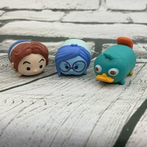 Disney Tsum Tsum Vinyl Figures Lot of 3 Medium Hanz Sadness Platypus - £6.12 GBP