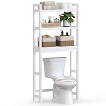 Over The Toilet Storage, 3-Tier Bamboo Over Toilet Bathroom Organizer Wi... - $115.99