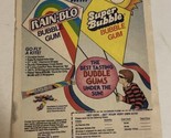 1987 Rain-Blo Super Bubble Gum Print Ad Advertisement pa21 - $9.89